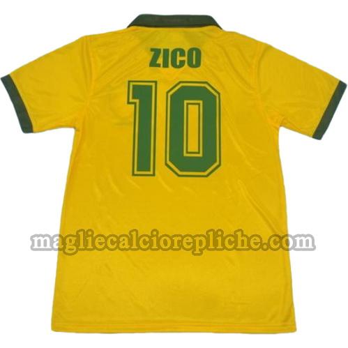 prima divisa maglie calcio brasile 1988 zico 10