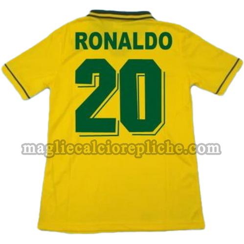 prima divisa maglie calcio brasile coppa del mondo 1994 ronaldo 20