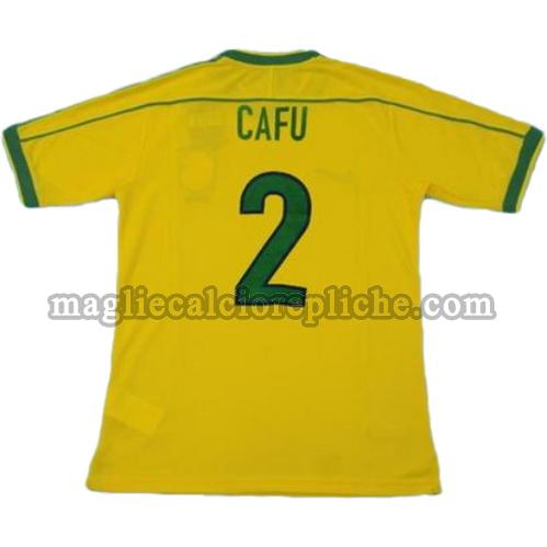 prima divisa maglie calcio brasile coppa del mondo 1998 cafu 2