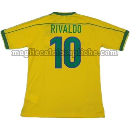 prima divisa maglie calcio brasile coppa del mondo 1998 rivaldo 10