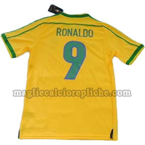 prima divisa maglie calcio brasile coppa del mondo 1998 ronaldo 9