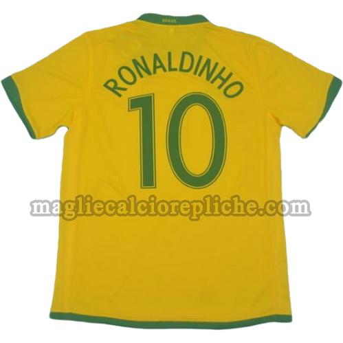 prima divisa maglie calcio brasile coppa del mondo 2006 ronaldinho 10