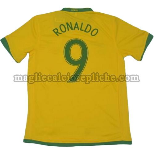 prima divisa maglie calcio brasile coppa del mondo 2006 ronaldo 9