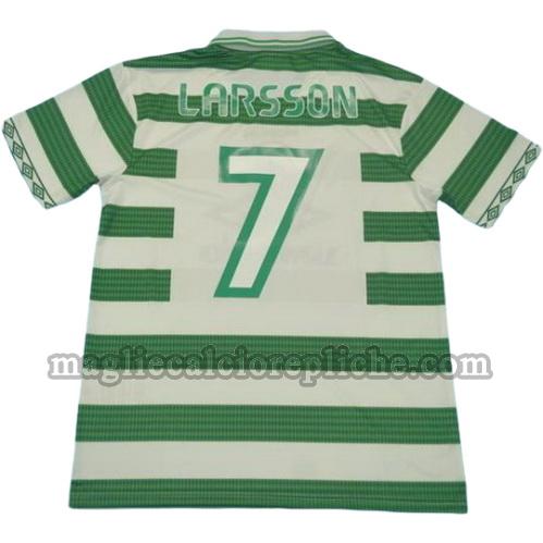 prima divisa maglie calcio celtic 1997-1998 larsson 7
