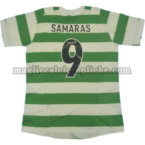 prima divisa maglie calcio celtic 2005-2006 samaras 9