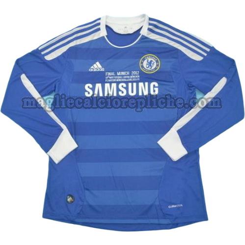 prima divisa maglie calcio chelsea ucl 2012 manica lunga