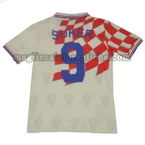 prima divisa maglie calcio croazia 1998 suker 9