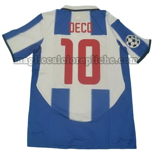 prima divisa maglie calcio fc porto 2003-2004 deco 10