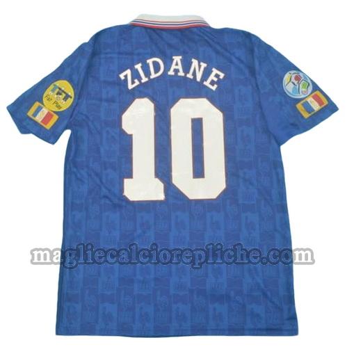 prima divisa maglie calcio francia 1996 zidane 10