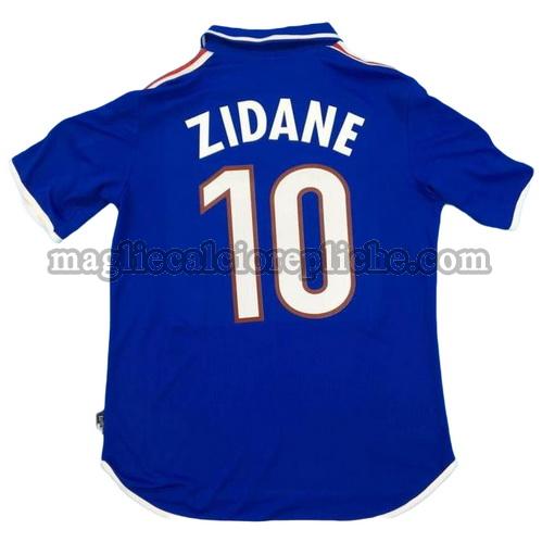 prima divisa maglie calcio francia 2000 zidane 10