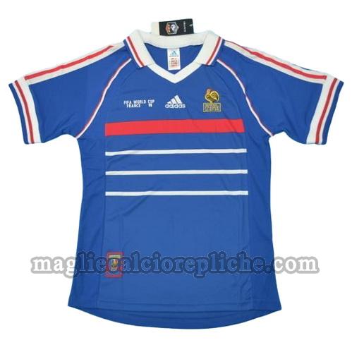 prima divisa maglie calcio francia coppa del mondo 1998