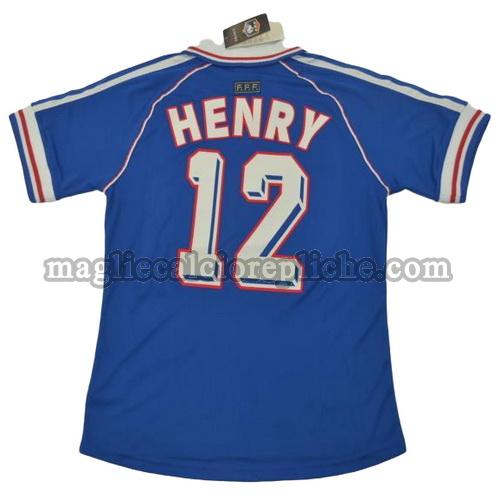 prima divisa maglie calcio francia coppa del mondo 1998 henry 12