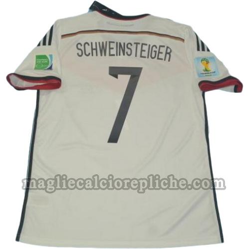 prima divisa maglie calcio germania coppa del mondo 2014 schweinsteiger 7