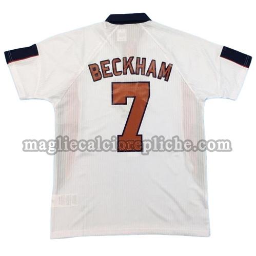 prima divisa maglie calcio inghilterra 1998 beckham 7