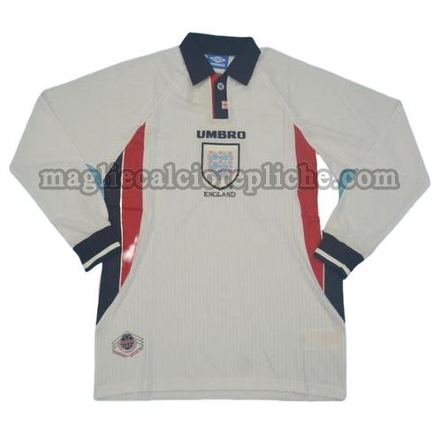 prima divisa maglie calcio inghilterra 1998 manica lunga