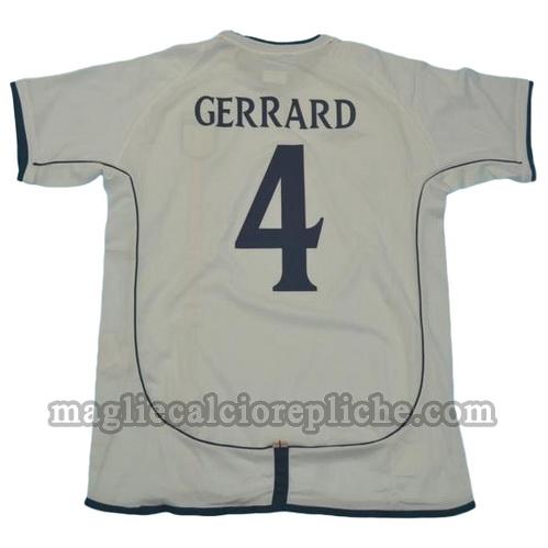 prima divisa maglie calcio inghilterra 2002 gerrard 4