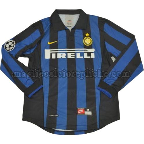 prima divisa maglie calcio inter 1998-1999 manica lunga