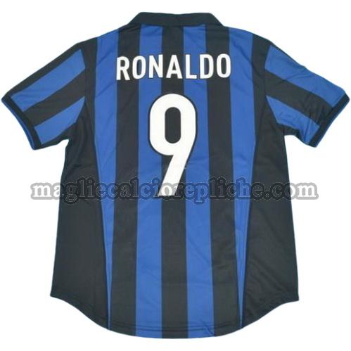 prima divisa maglie calcio inter 1998-1999 ronaldo 9