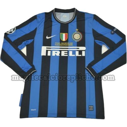 prima divisa maglie calcio inter 2010-2011 manica lunga