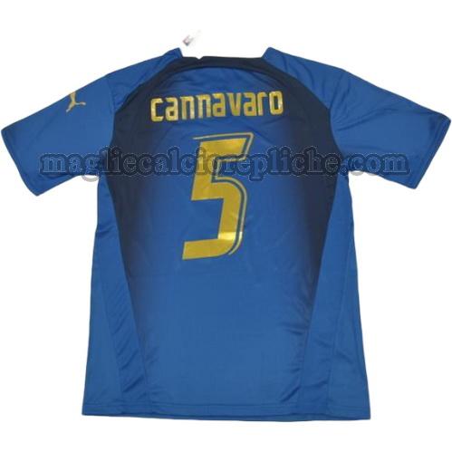 prima divisa maglie calcio italia coppa del mondo 2006 cannavaro 5