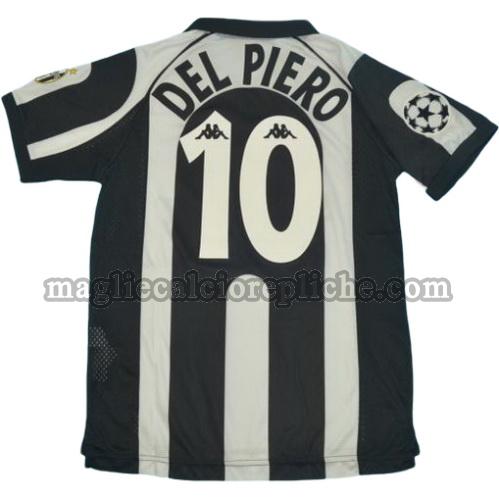 prima divisa maglie calcio juventus 1997-1998 del piero 10