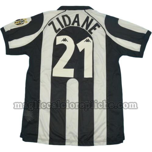 prima divisa maglie calcio juventus 1997-1998 zidane 21