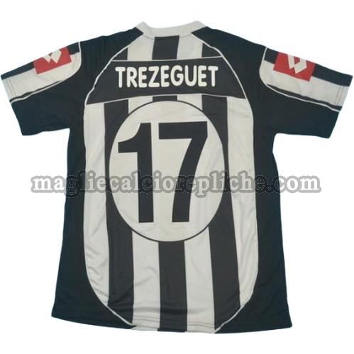 prima divisa maglie calcio juventus 2002-2003 trezeguet 17