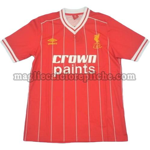 prima divisa maglie calcio liverpool 1981-1984