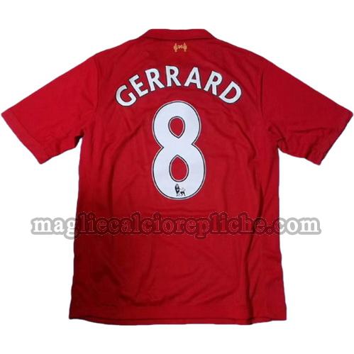 prima divisa maglie calcio liverpool 2012-2013 gerrard 8