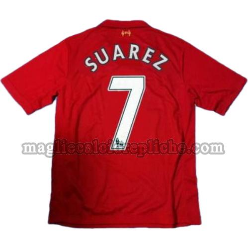 prima divisa maglie calcio liverpool 2012-2013 suarez 7