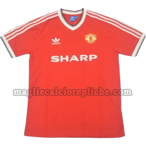 prima divisa maglie calcio manchester united 1984