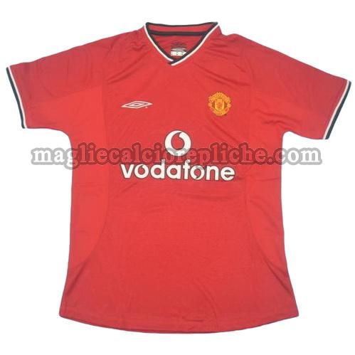 prima divisa maglie calcio manchester united 2000-2002