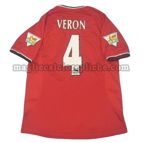 prima divisa maglie calcio manchester united 2000-2002 veron 4