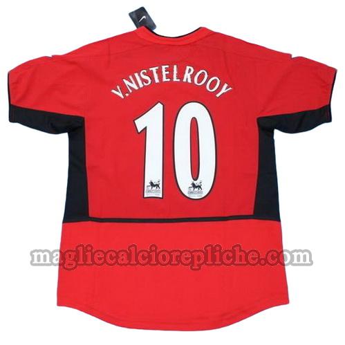 prima divisa maglie calcio manchester united 2002-2004 v.nistelrooy 10