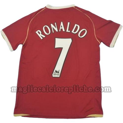 prima divisa maglie calcio manchester united 2005-2006 ronaldo 7