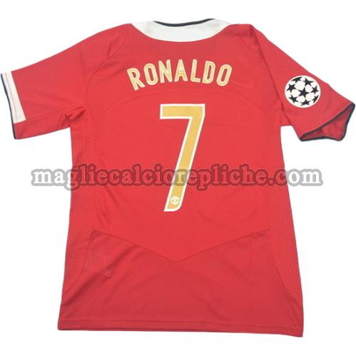 prima divisa maglie calcio manchester united 2006-2007 ronaldo 7