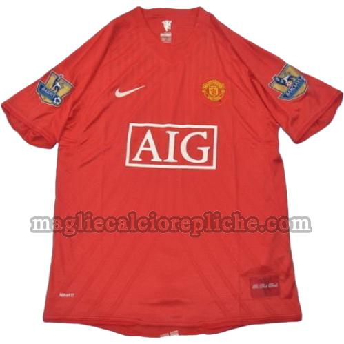 prima divisa maglie calcio manchester united 2007-2008