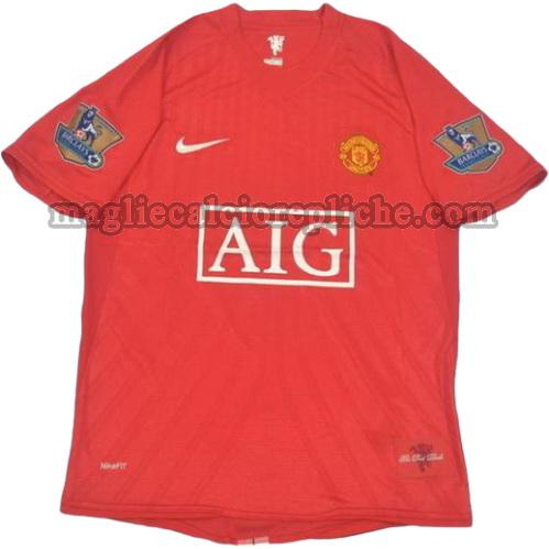 prima divisa maglie calcio manchester united 2008-2009