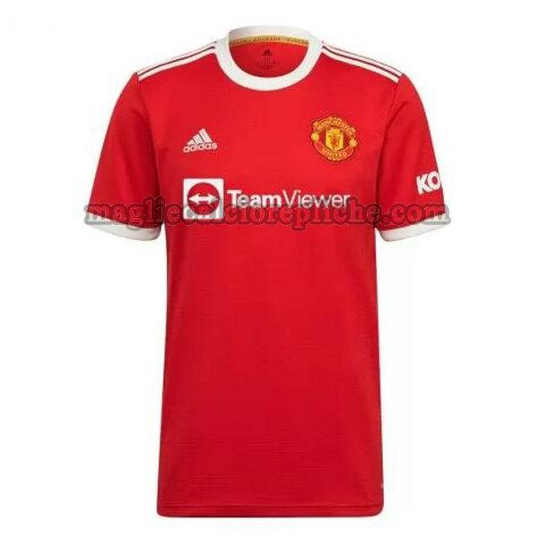 prima divisa maglie calcio manchester united 2021 2022 rosso