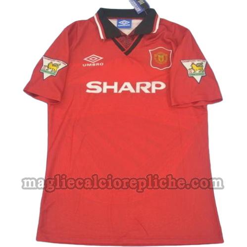 prima divisa maglie calcio manchester united pl 1995-1996