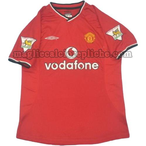 prima divisa maglie calcio manchester united pl 2000-2002