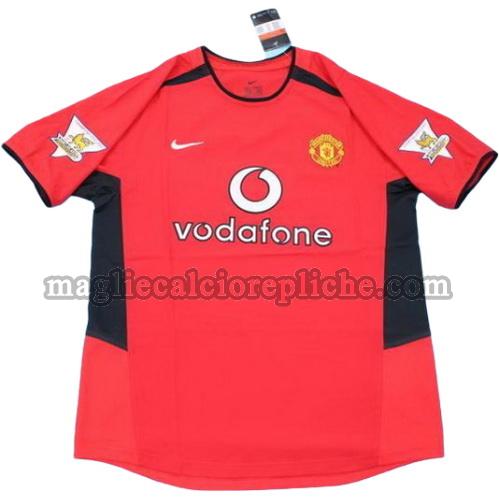 prima divisa maglie calcio manchester united pl 2002-2004