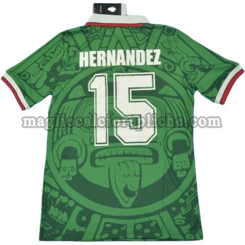 prima divisa maglie calcio messico coppa del mondo 1998 hernandez 15