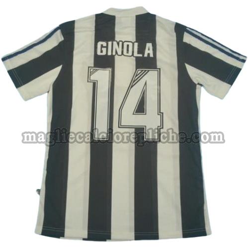 prima divisa maglie calcio newcastle united 1995-1997 ginola 14