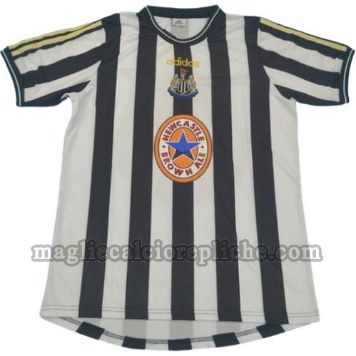 prima divisa maglie calcio newcastle united 1997-1999