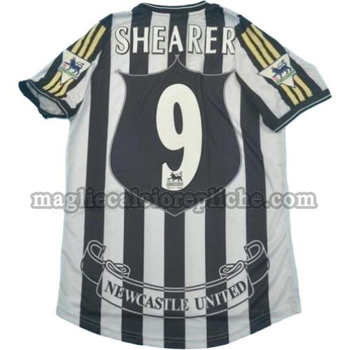 prima divisa maglie calcio newcastle united 1997-1999 shearer 9