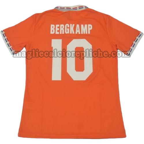 prima divisa maglie calcio olanda 1996 bergkamp 10