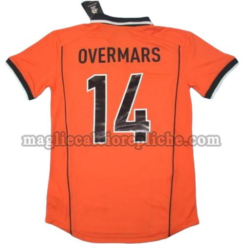 prima divisa maglie calcio olanda 1998 overmars 14