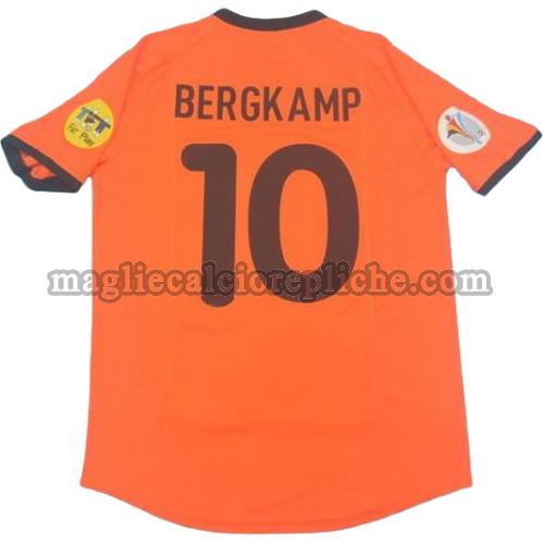 prima divisa maglie calcio olanda 2000 bergkamp 10