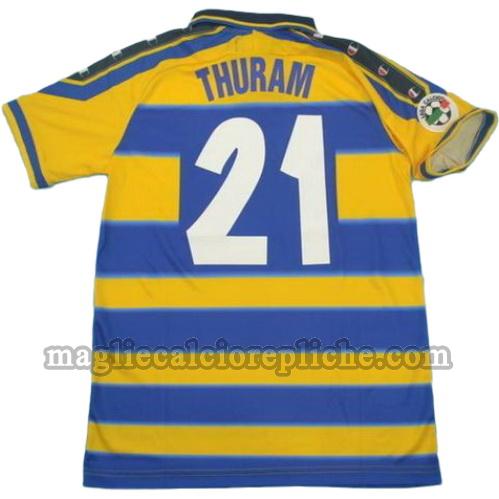 prima divisa maglie calcio parma 1999-2000 thuram 21